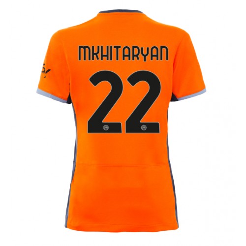 Inter Milan Henrikh Mkhitaryan #22 Tredje Tröja Kvinnor 2023-24 Kortärmad